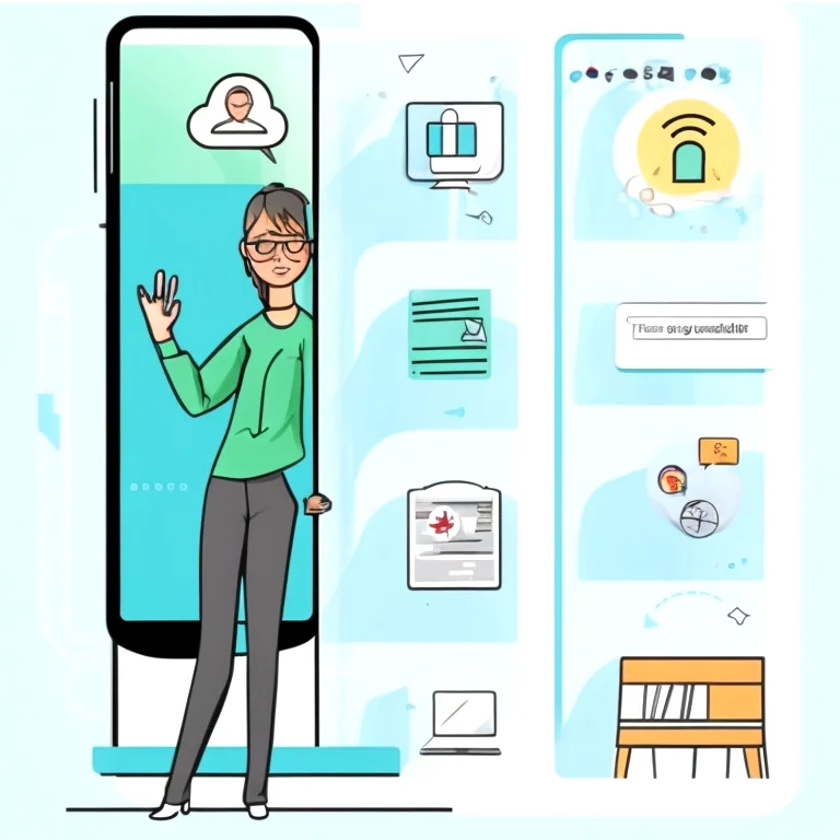 Persona aprendiendo seguridad online con laptop